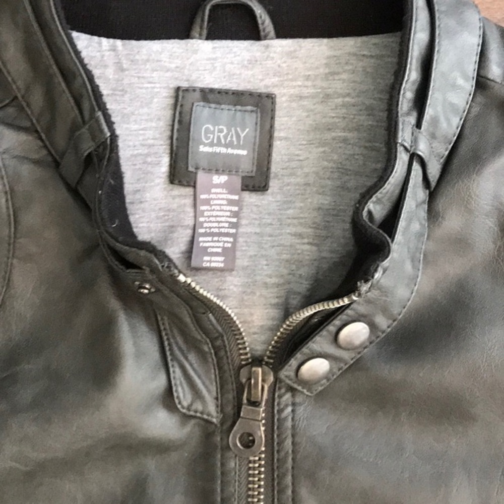 Gently Worn Leather Jacket - Picture 2 of 4